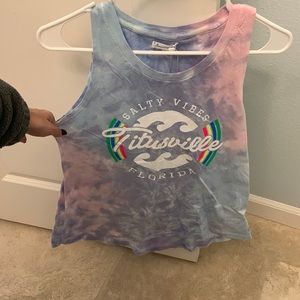 Florida tie dye tank